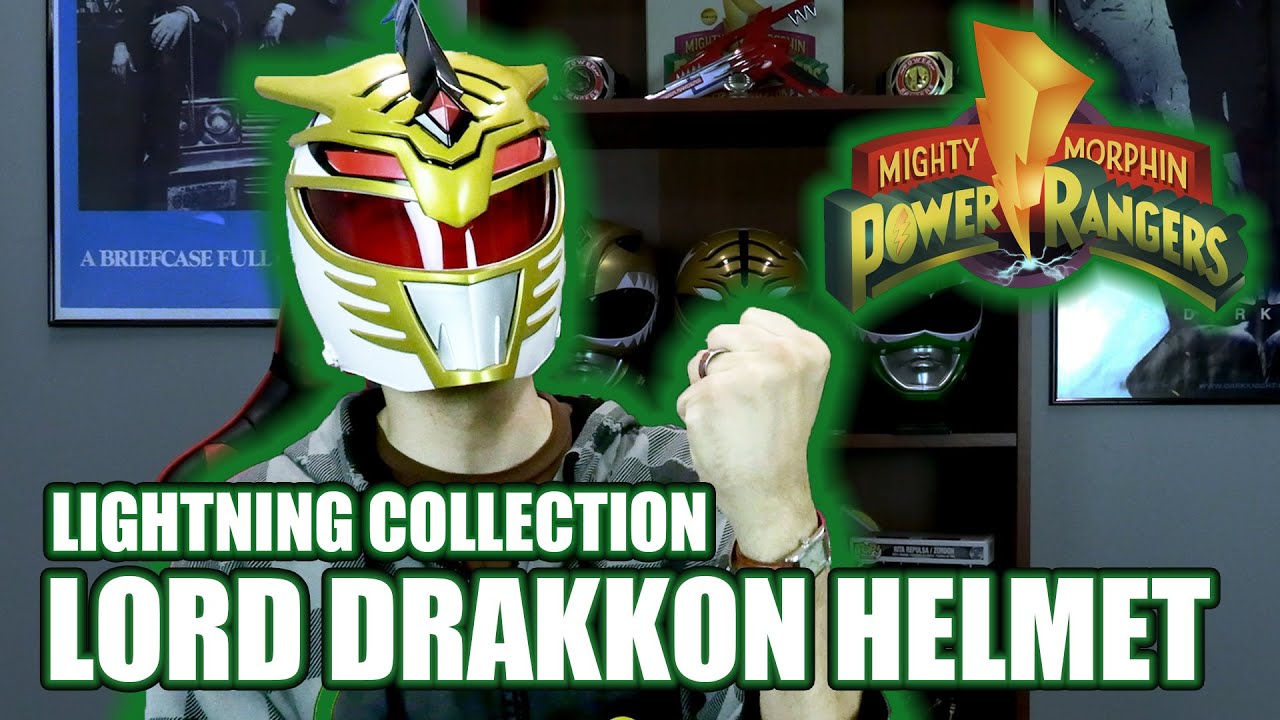 Lightning Collection Lord Drakkon Helmet Unboxing & Review (Mighty Morphin Power Rangers)