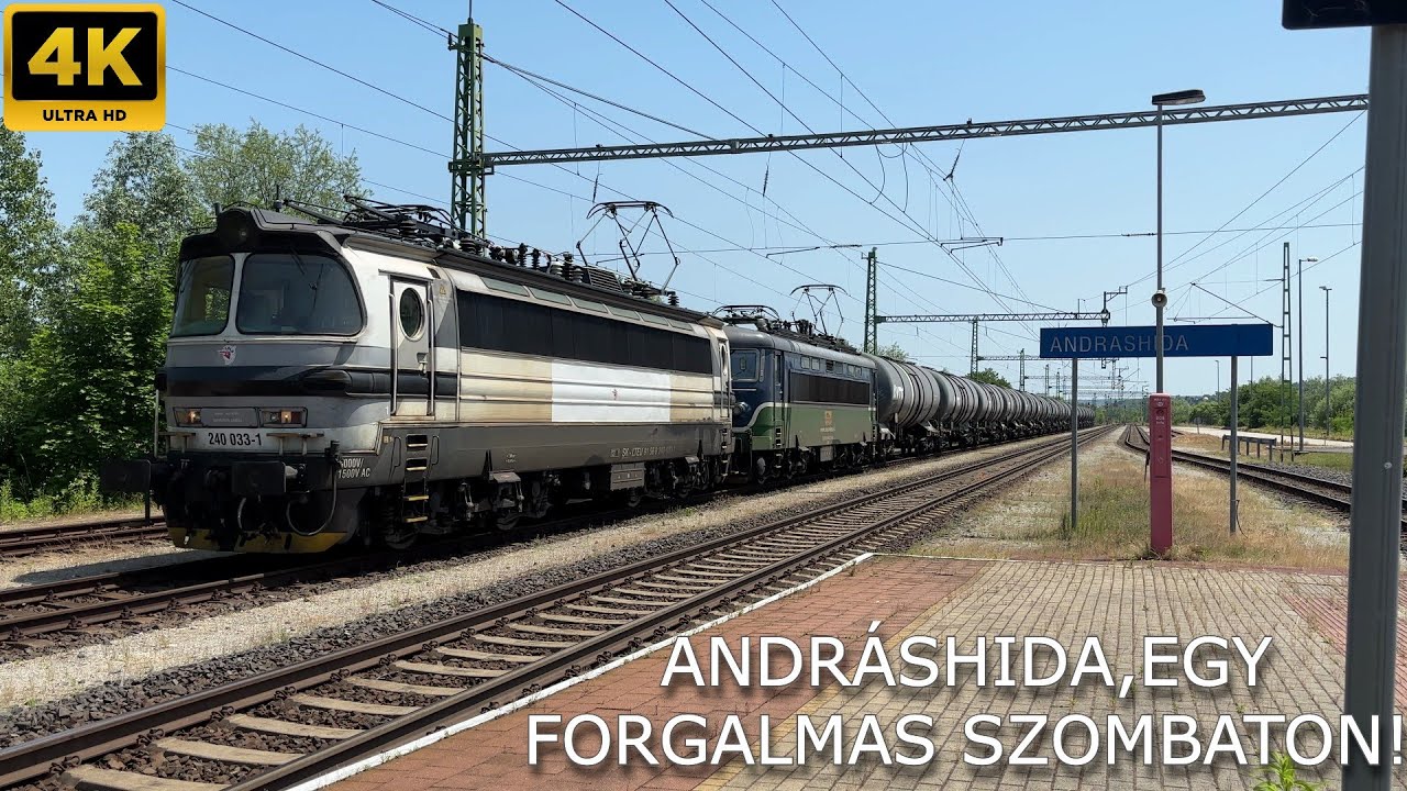 25-&ouml;s vas&uacute;tvonal Andr&aacute;shida egy forgalmas Szombaton 