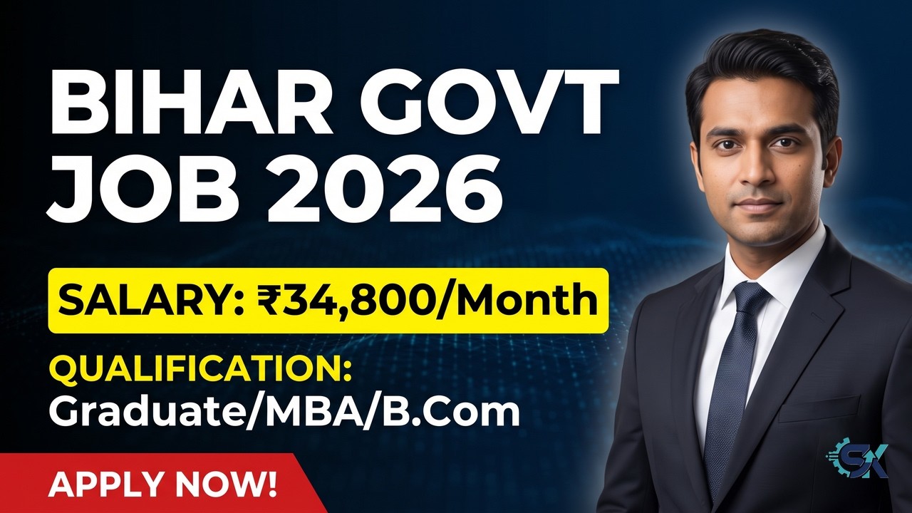 Bihar Govt Job 2026 📢 | Health Dept Vacancy | Graduate/MBA/CA | Apply Online