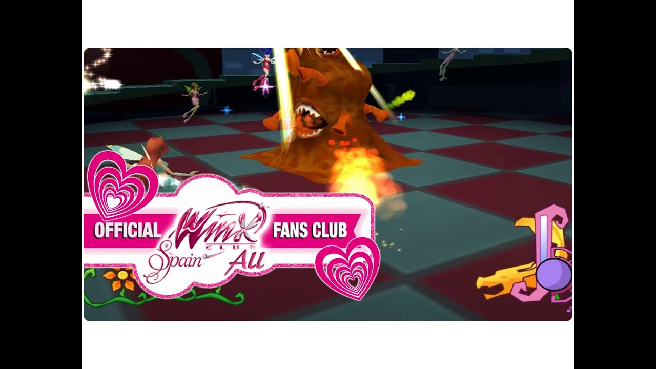 Winx Club PC Game - 19. Winx Club battle against a horrible monster