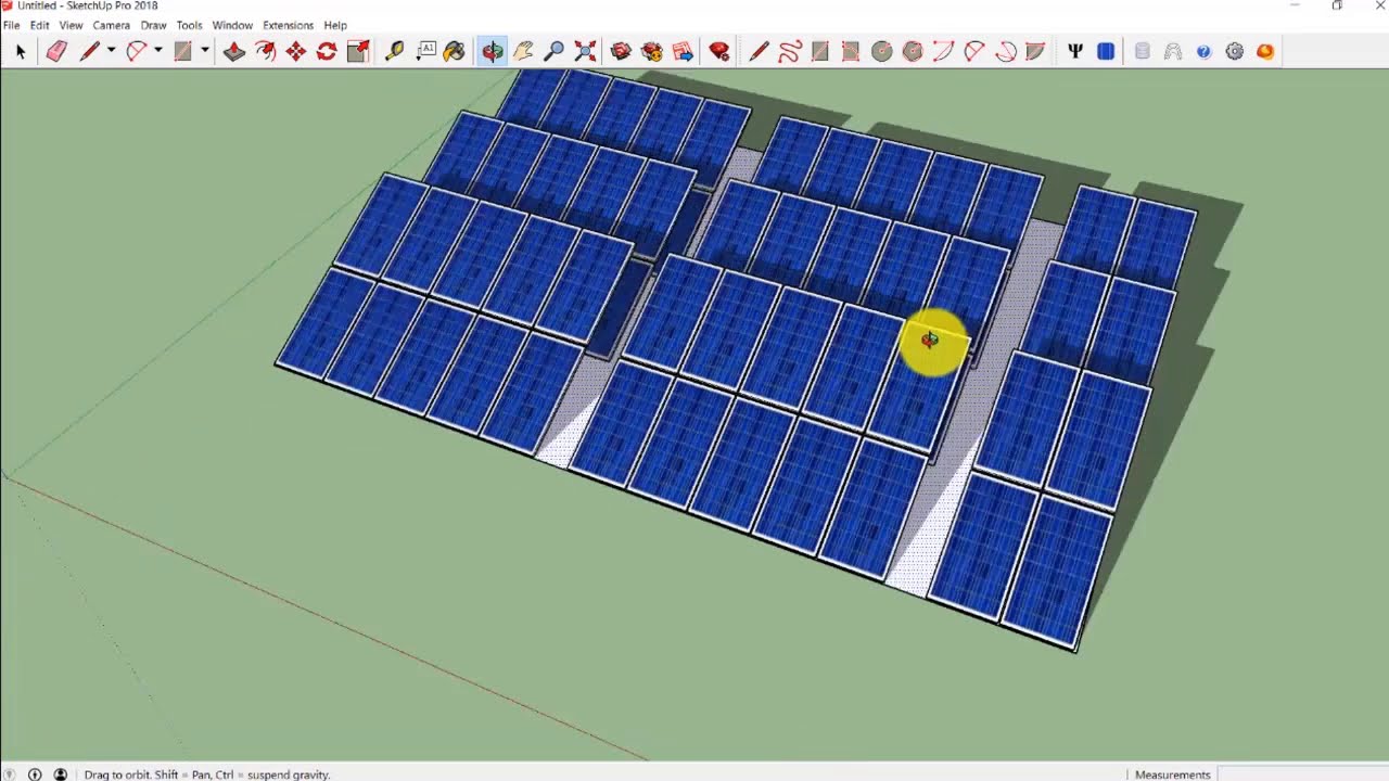 Mastering SketchUp: تصميم أنظمة الطاقة الشمسية (الدرس السادس) | Draftora