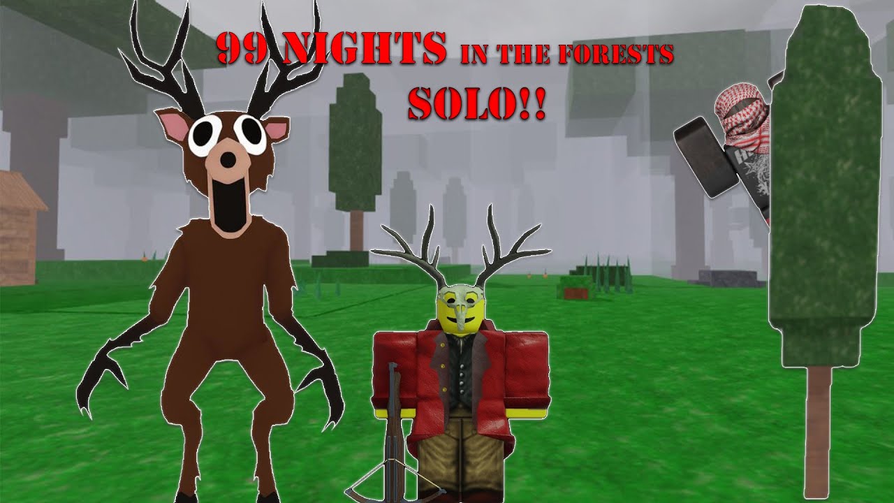 SURVIVING 99 NIGHTS IN THE ROBLOX FOREST