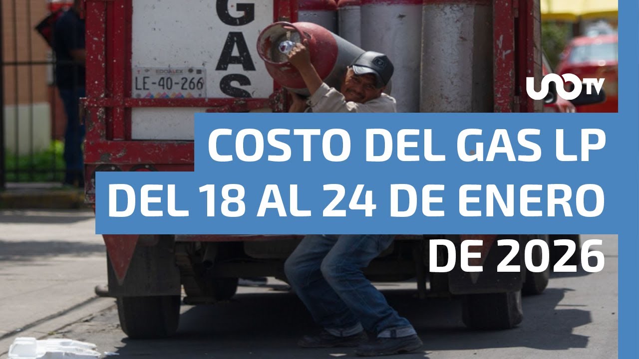 Precio del gas LP del 18 al 24 de enero de 2024