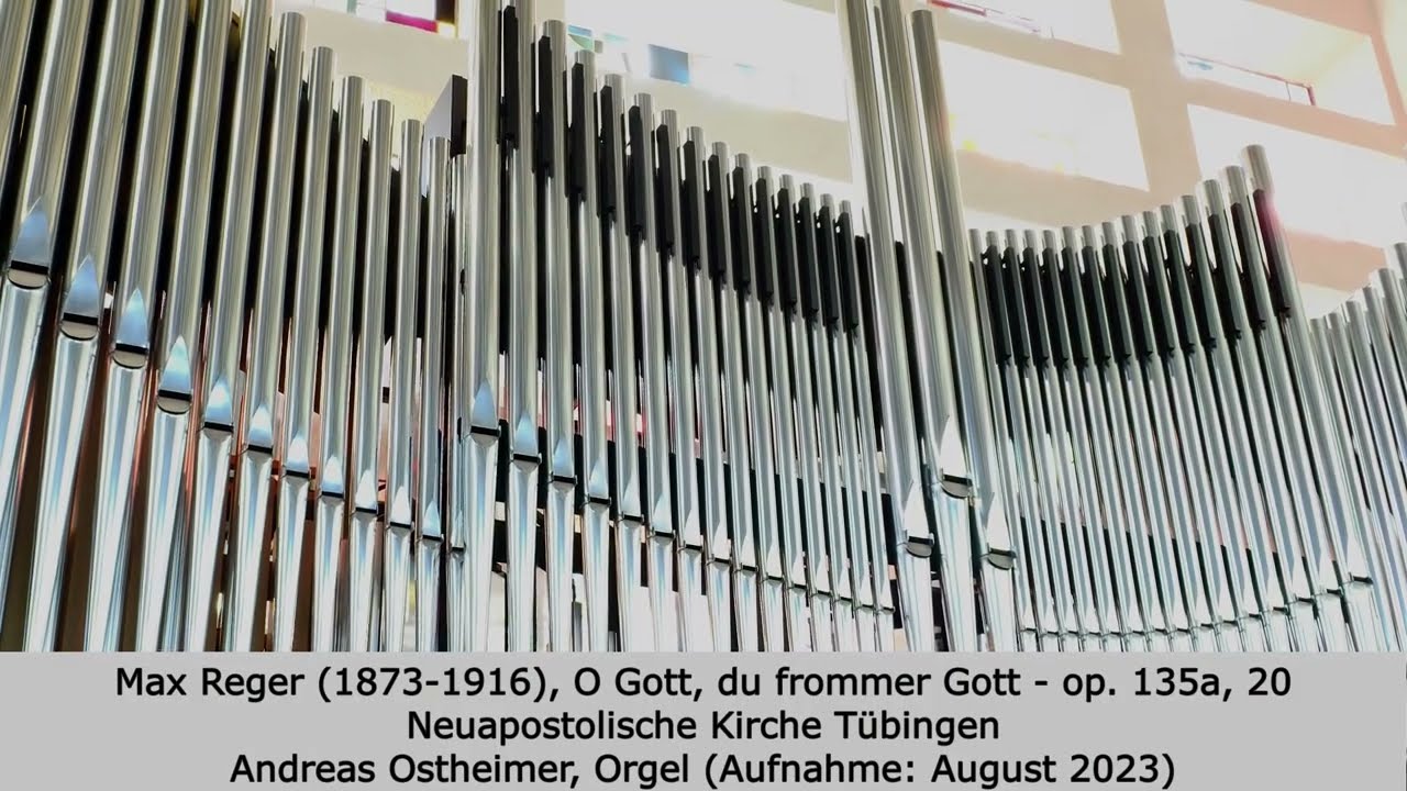 Die Orgel in der Neuapostolischen Kirche Tübingen - Reger, op. 135a, 20. O Gott, du frommer Gott