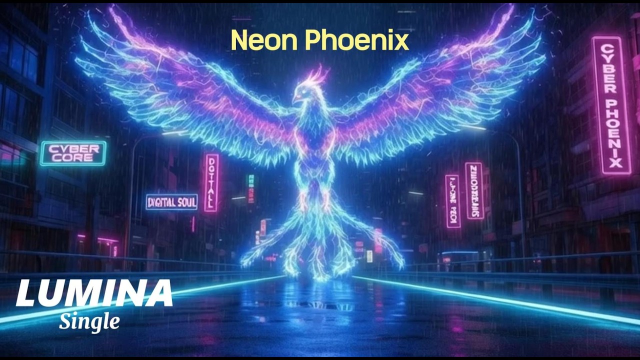 [LUMINA Single]「 Neon Phoenix 🌃🔥 | Flames That Rise Again Through the Cold Rain 🌧️🔥✨ 」