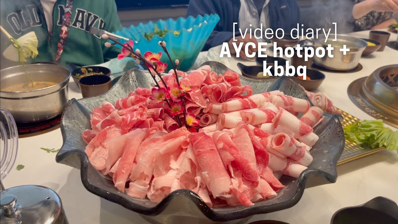 AYCE hot pot + kbbq