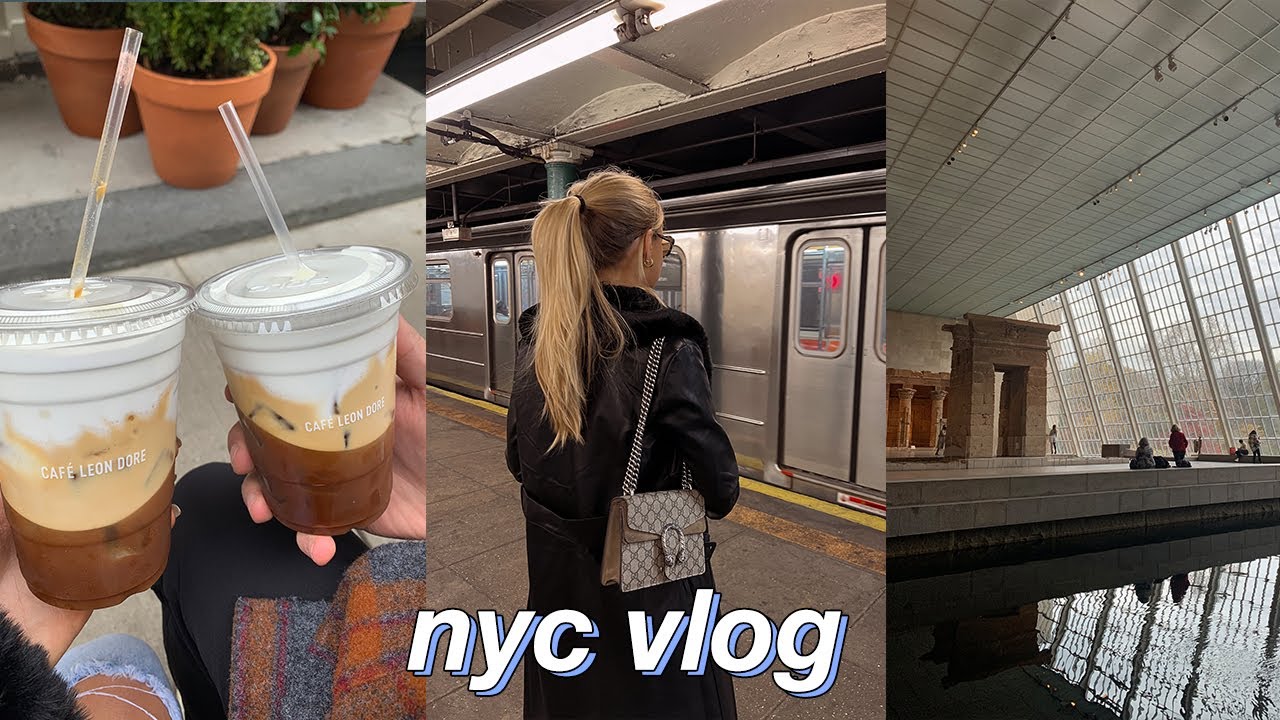 vlogmas #2 - a day in NYC, going to the met & fun events