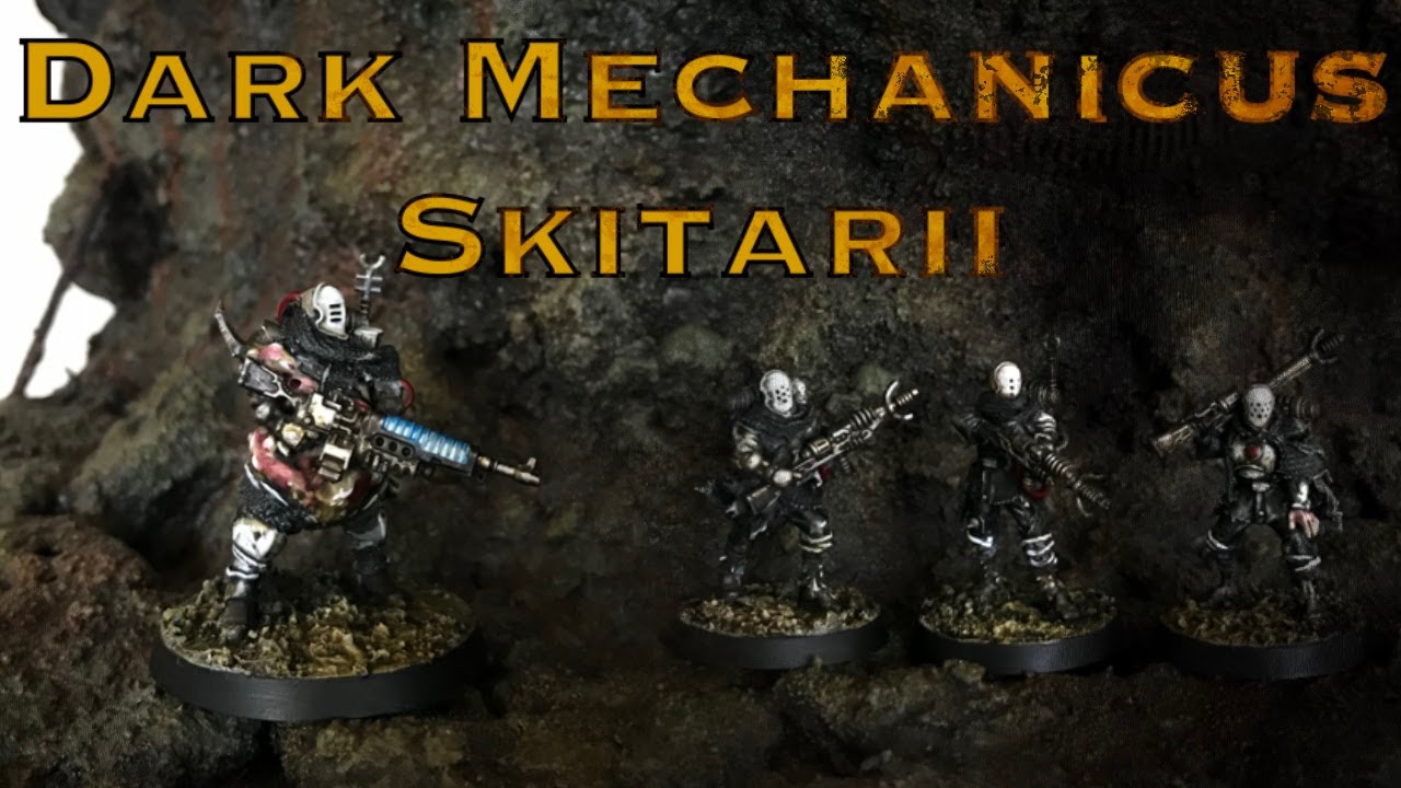 Painting Dark Mechanicus Skitarii Vanguard