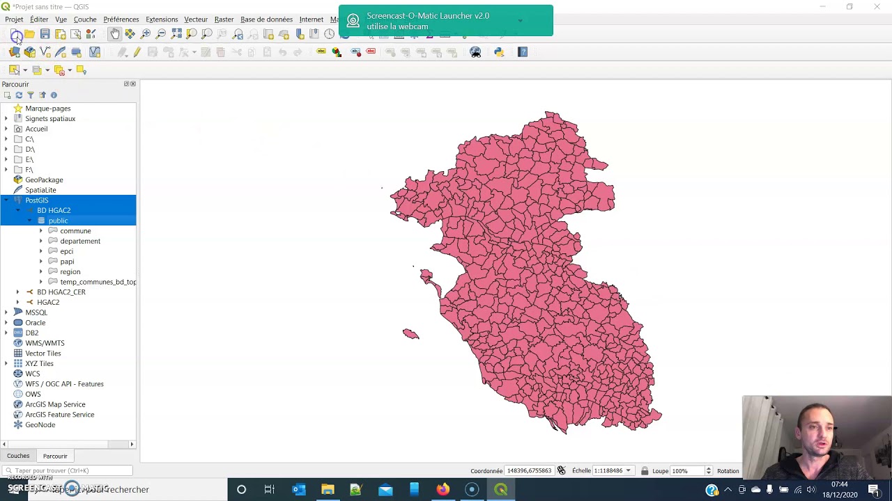PostgreSQL/PostGIS n°4 - Intrégrer des données géographiques SHP dans notre base de données
