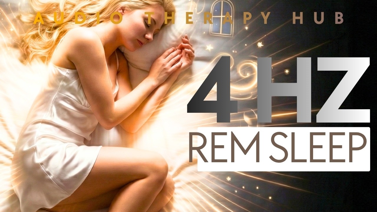 Trigger Lucid Dreams Tonight | 4 Hz REM Sleep Induction Binaural Beats | Black Screen