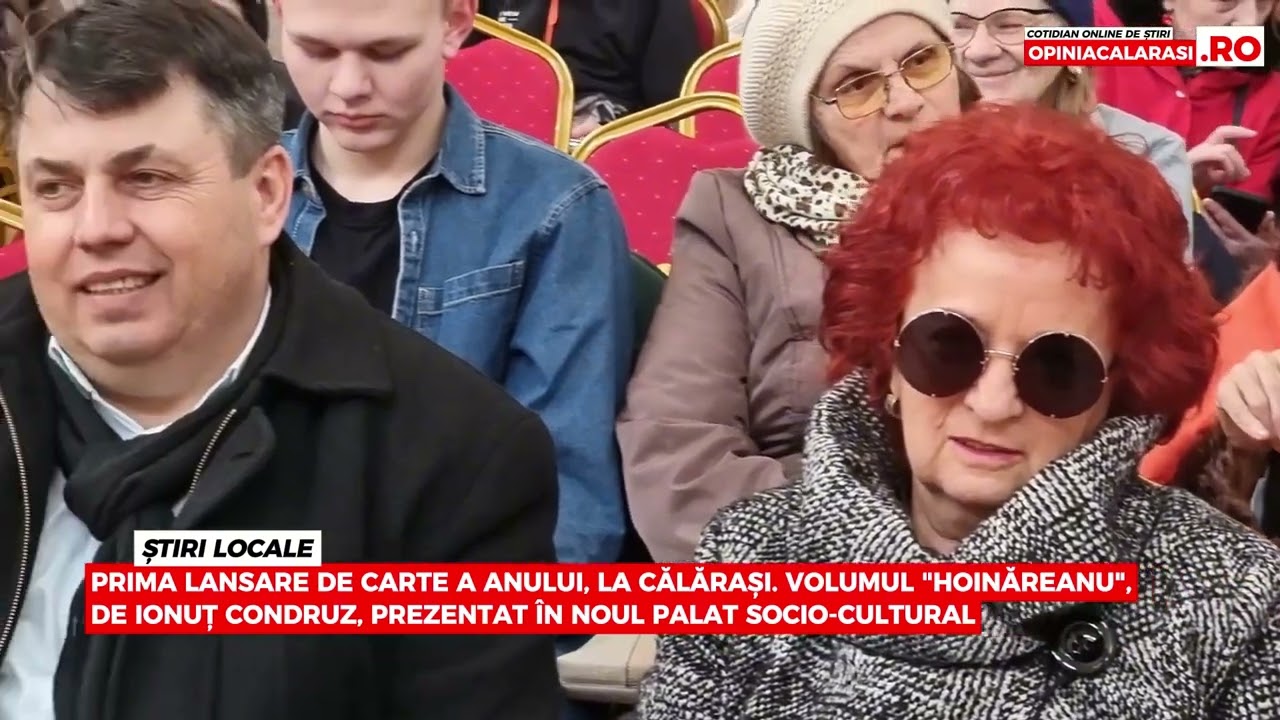Prima lansare de carte a anului, la Călărași. Volumul 