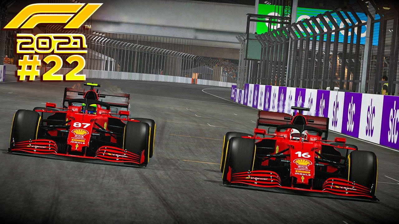 F1 21 - MODO CARREIRA - FERRARI LEU MUITO BEM A CORRIDA! - EP 22