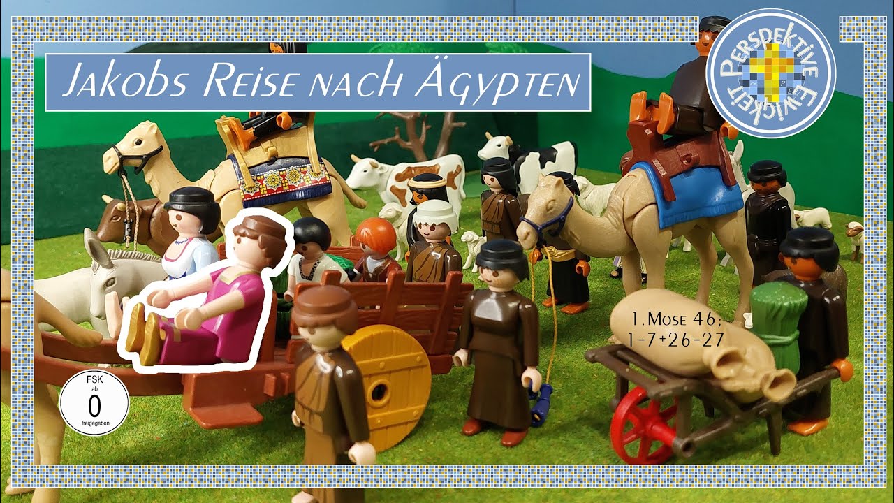 Jakobs Reise nach Ägypten  | AT 71 | Nachgespielt mit Playmobil Figuren | Film für Kinder | Bibel