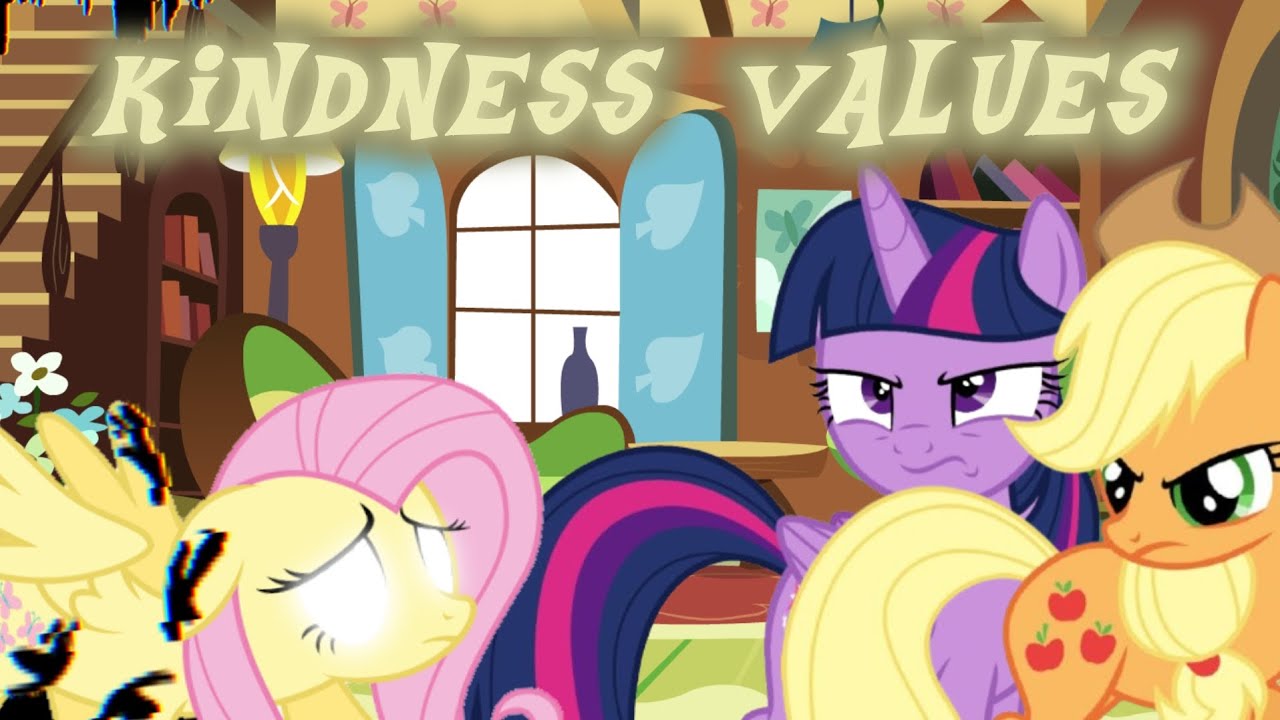 Kidness values | fashioned values cover but fluttershy,twilight,apple Jack and ??? Sings it 