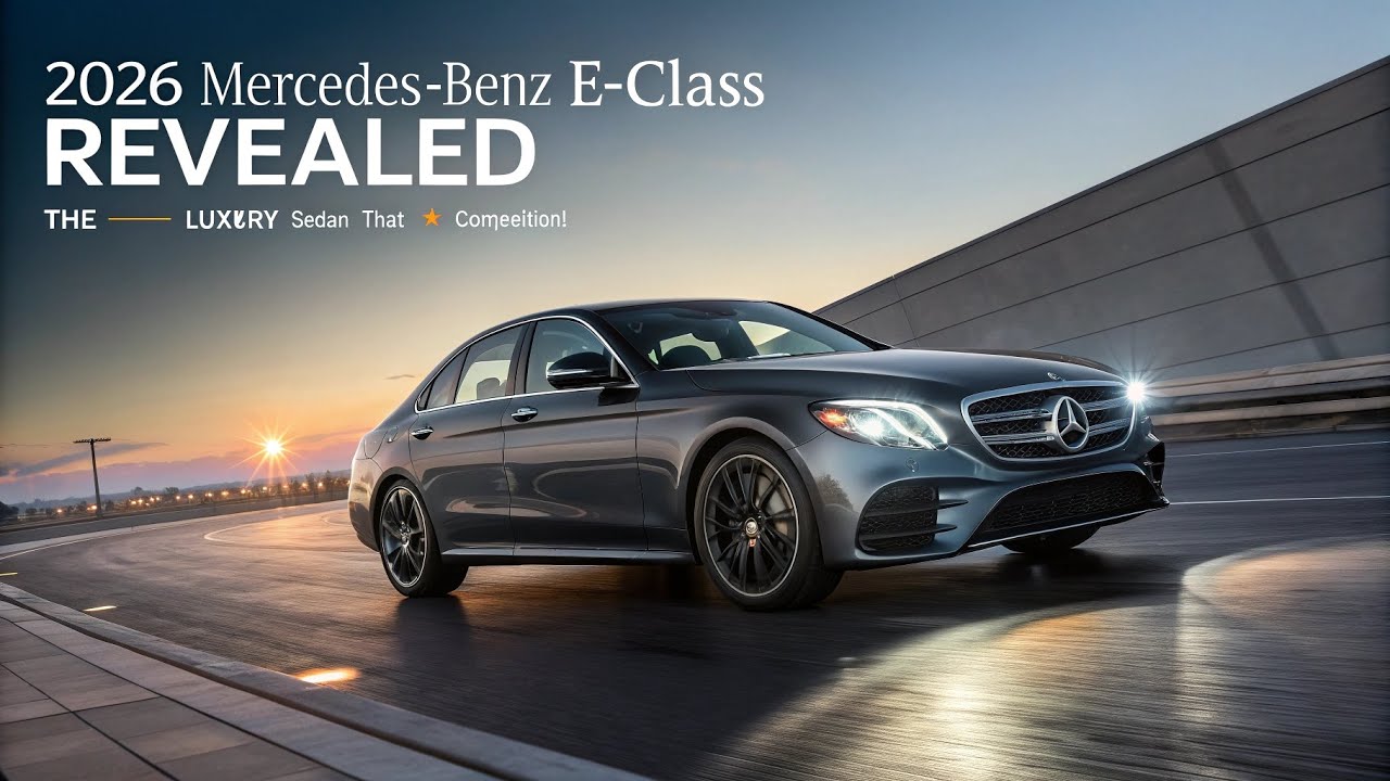 2026 Mercedes-Benz E-Class REVEALED &mdash; The Luxury Sedan That DESTROYS the Competition!