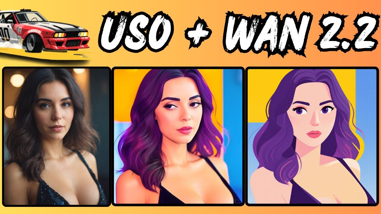 Flux USO + Wan 2.2: Style Transfer Using One Image (Low V-RAM)