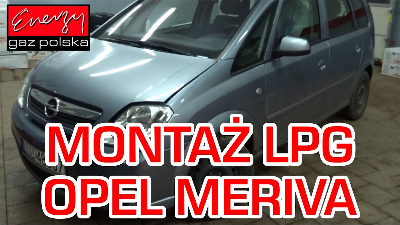 Montaż LPG Opel Meriva z 1.6 100KM 2008r w Energy Gaz Polska na gaz BRC