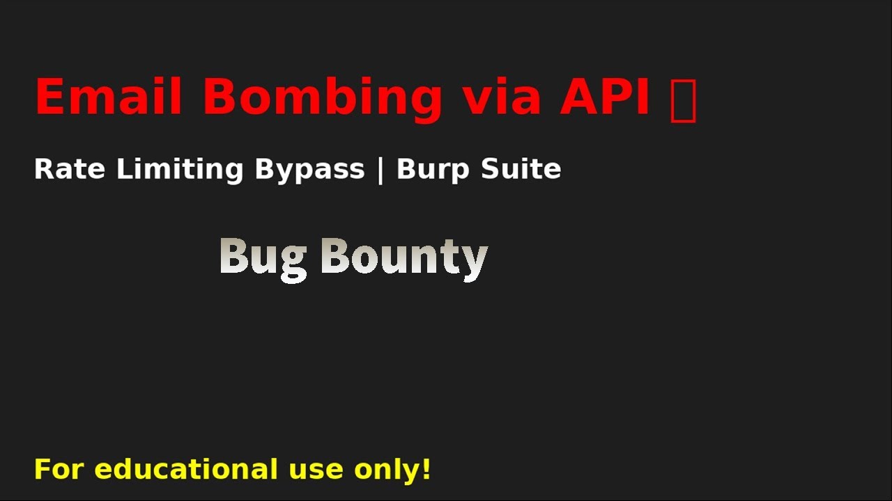 🔥 Exploiting Email Verification Endpoint | Rate Limiting Bypass PoC
