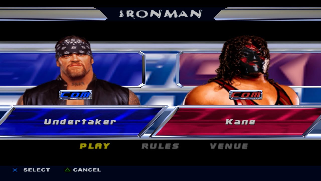 WWE SmackDown! Shut Your Mouth - Undertaker VS Kane (IRONMAN)