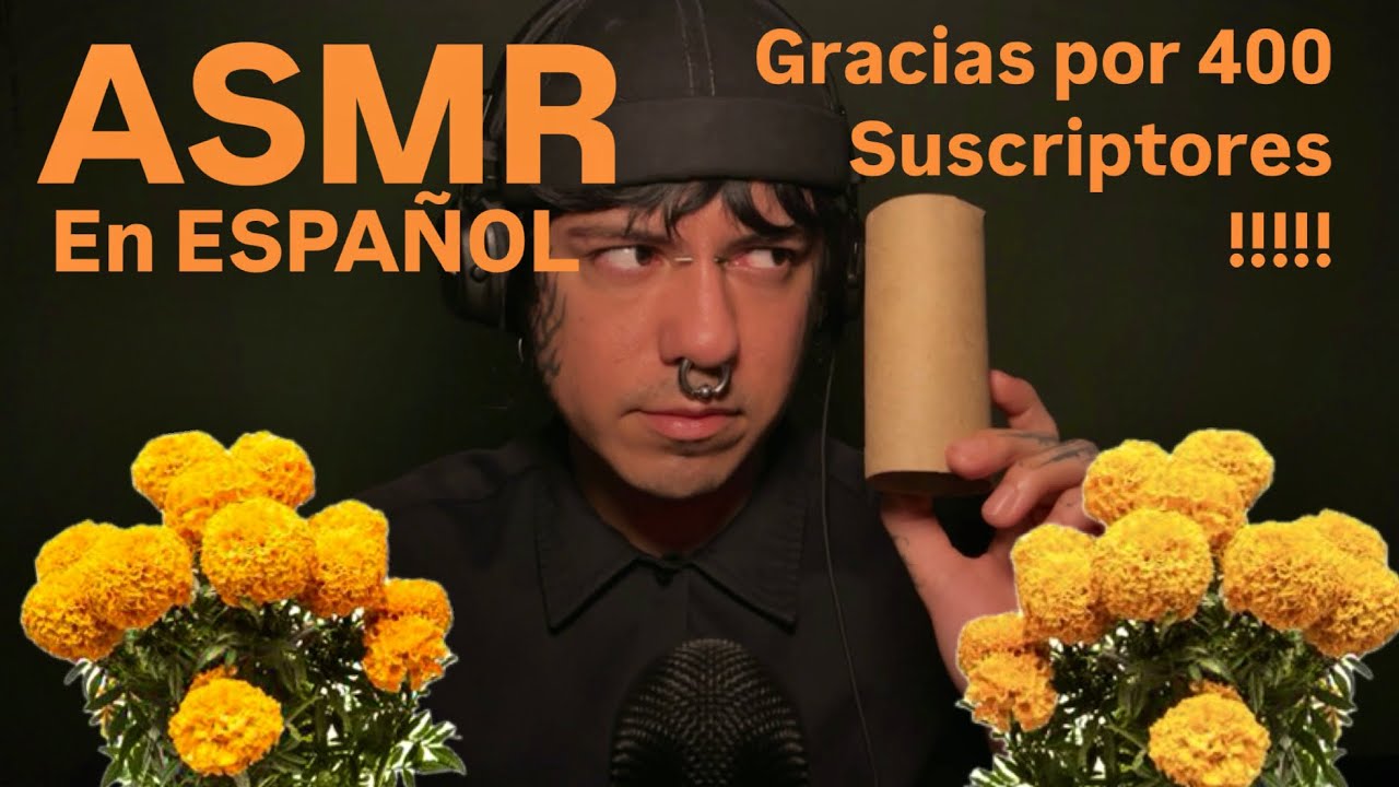 ASMR | Una platicadita en español | Gracias por 400 suscriptores! 🖤