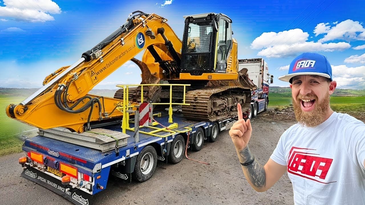 Экскаватор JCB из Малла