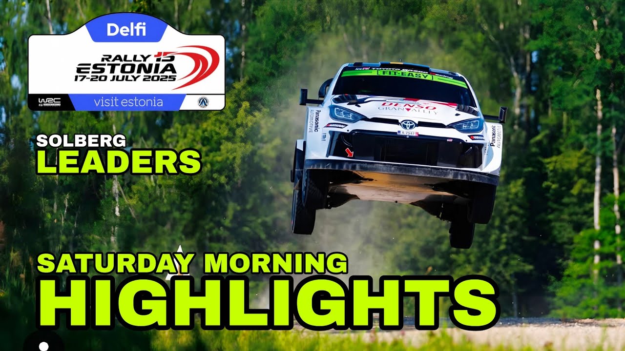 FLATOUT ✓ SATURDAY MORNING LOOP WRC DELFI RALLY ESTONIA 2025