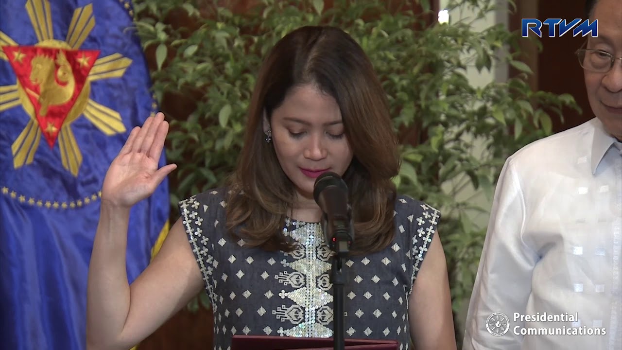 Oath Taking of Tourism Secretary Bernadette Romulo-Puyat 5/14/2018