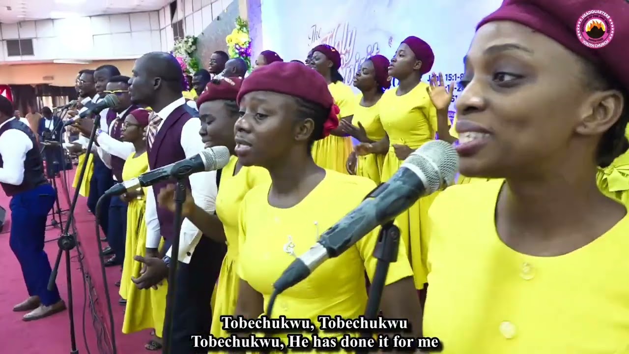 Choir's captivating rendition of 'Tobechukwu' by Nathaniel Bassey