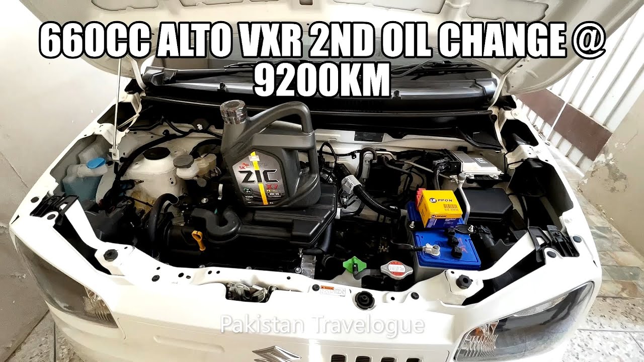 2nd Oil Change 0w20 @ 9200km | 660cc Alto VXR | 😍