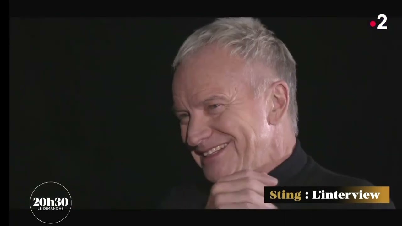 Interview Sting 🇬🇧 FrenchTV 📺 december 10 2023