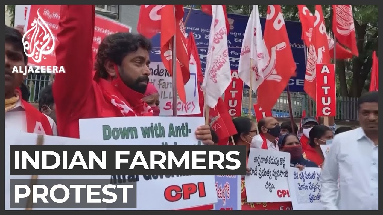 Indian farmers block roads, railways over farm bills