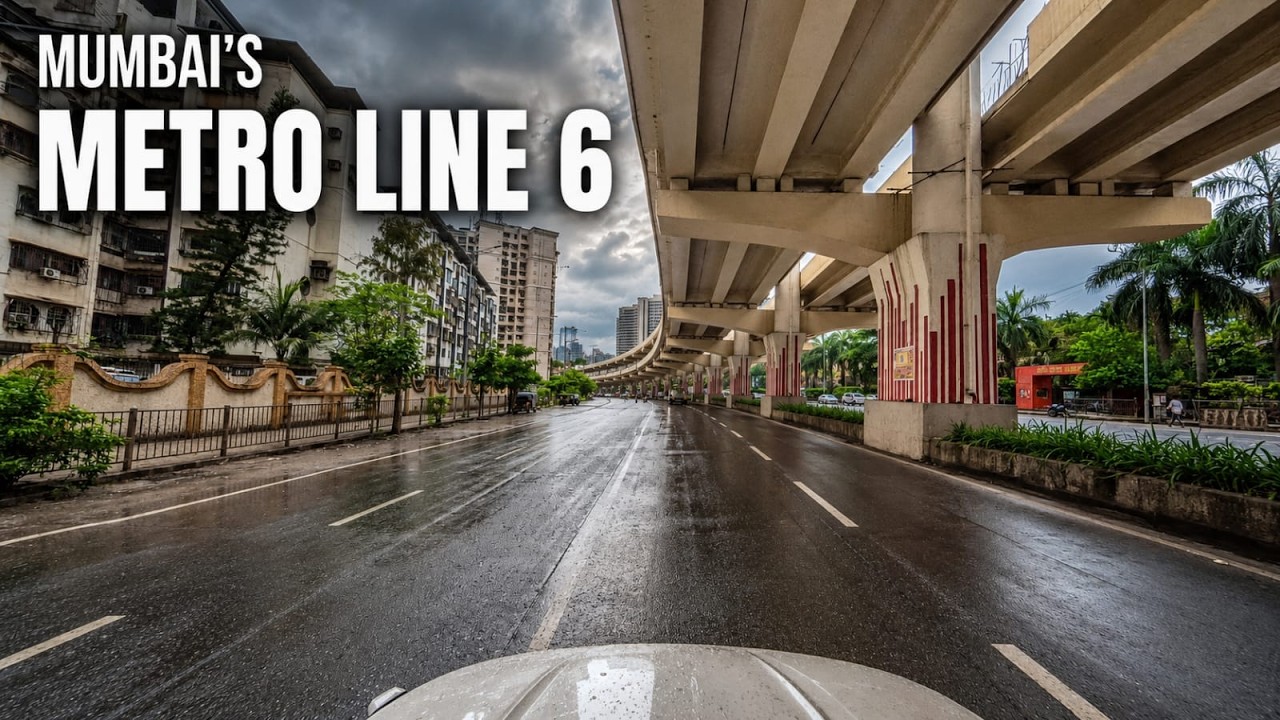 Mumbai JVLR Drive | Metro Line 6 (Pink Line) Corridor