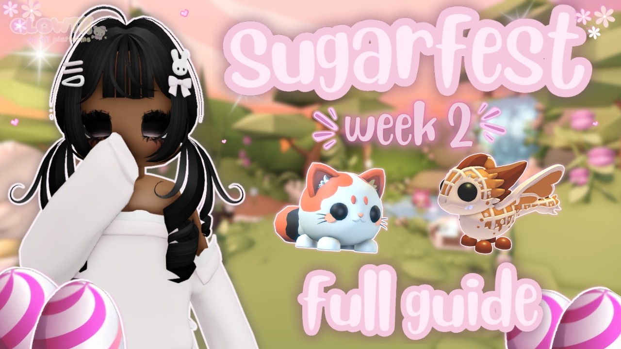 SUGARFEST WEEK 2 FULL GUIDE in Adopt Me! | MOCHI MEOW, WAFFLE WYRM & NEW MINI GAME EXPLAINED