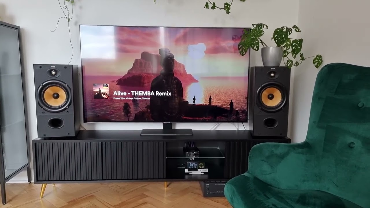 B&W DM602, NAD C350, Topping D50s