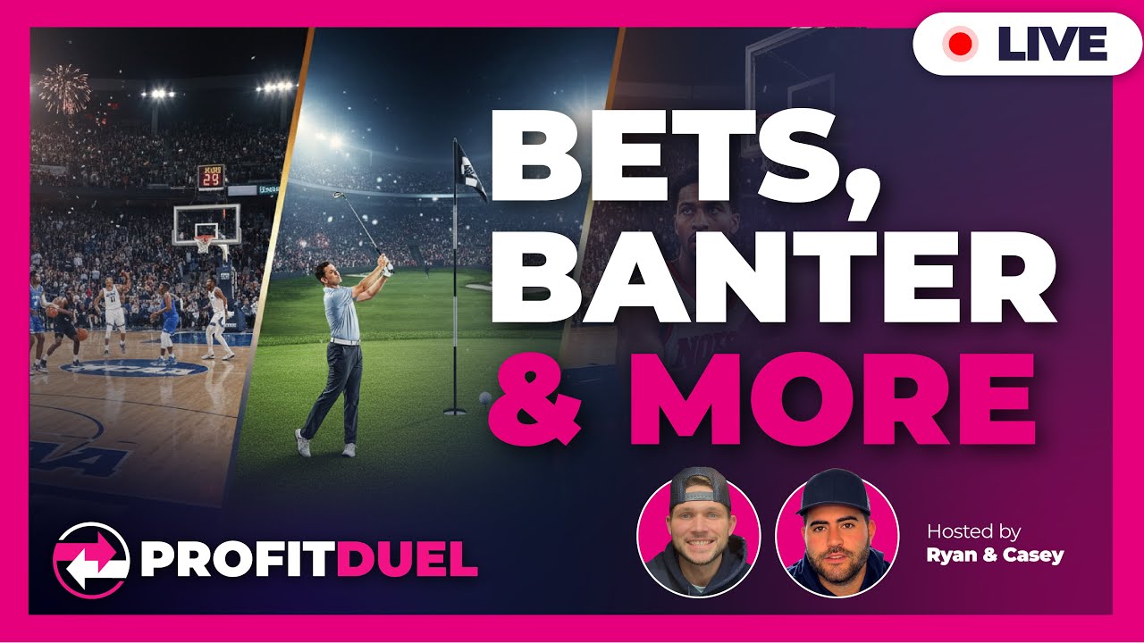 NBA 2nd Half & PGA Tour Genesis Picks | Bets, Banter & More (Live)