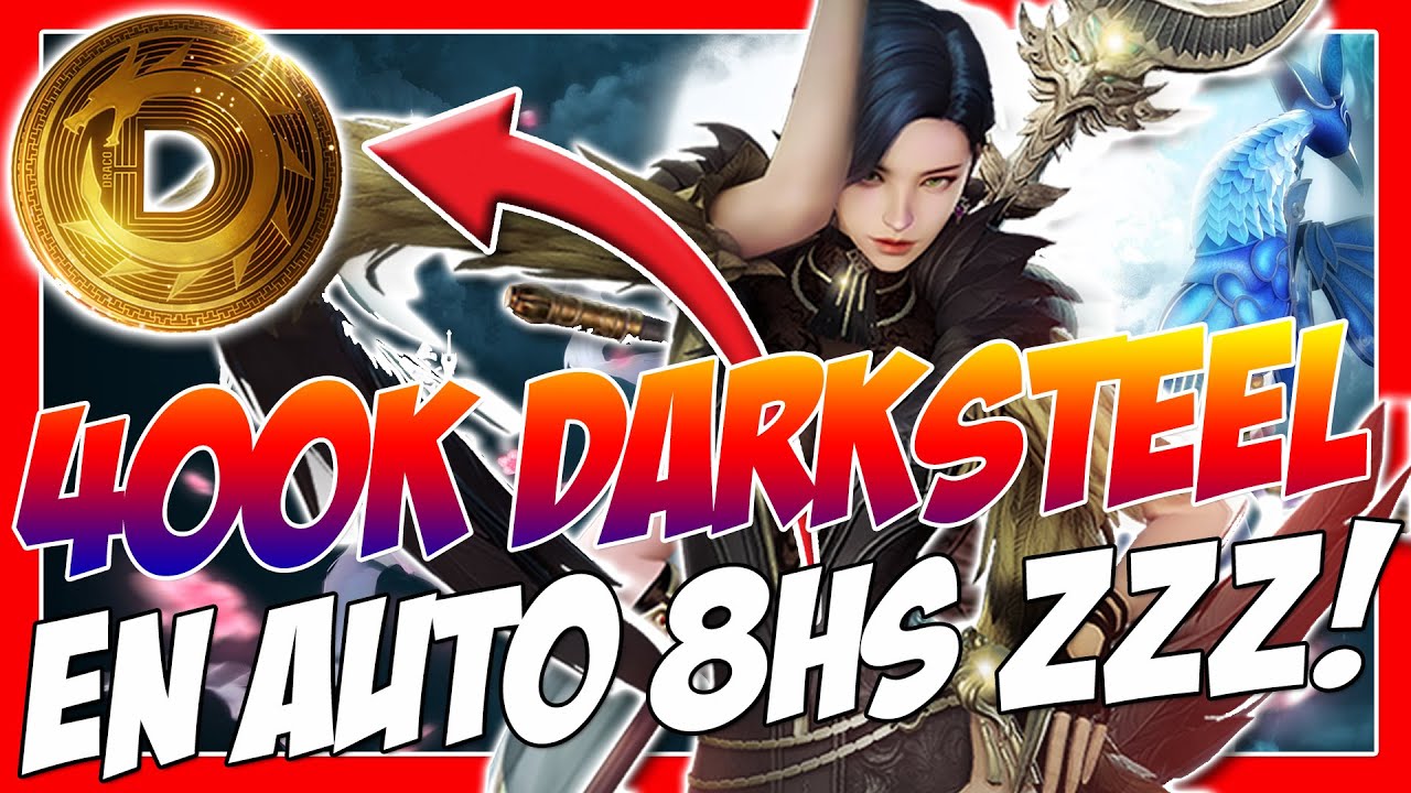 Mir4 💰 400k Darksteel en 8HS 💰 Donde farmear CONSEGUIR ACERO OSCURO Guia MODO AUTOMATICO