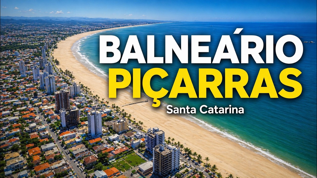 Balneário Piçarras (SC) - Conheça a Namoradinha do Atlântico - (Eu Moraria Fácil Aqui)