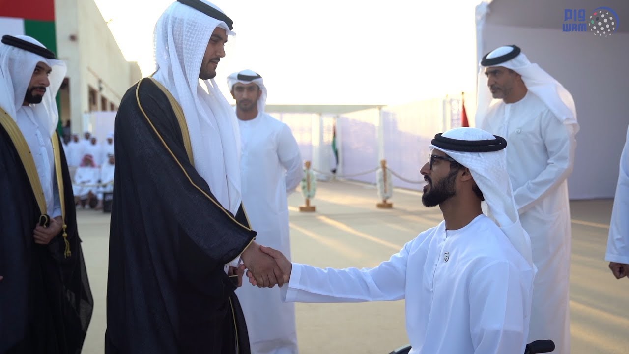 زايد بن حمدان بن زايد يشهد العرس الجماعي الخامس عشر لـ 58 شابا من أبناء منطقة الظفرة