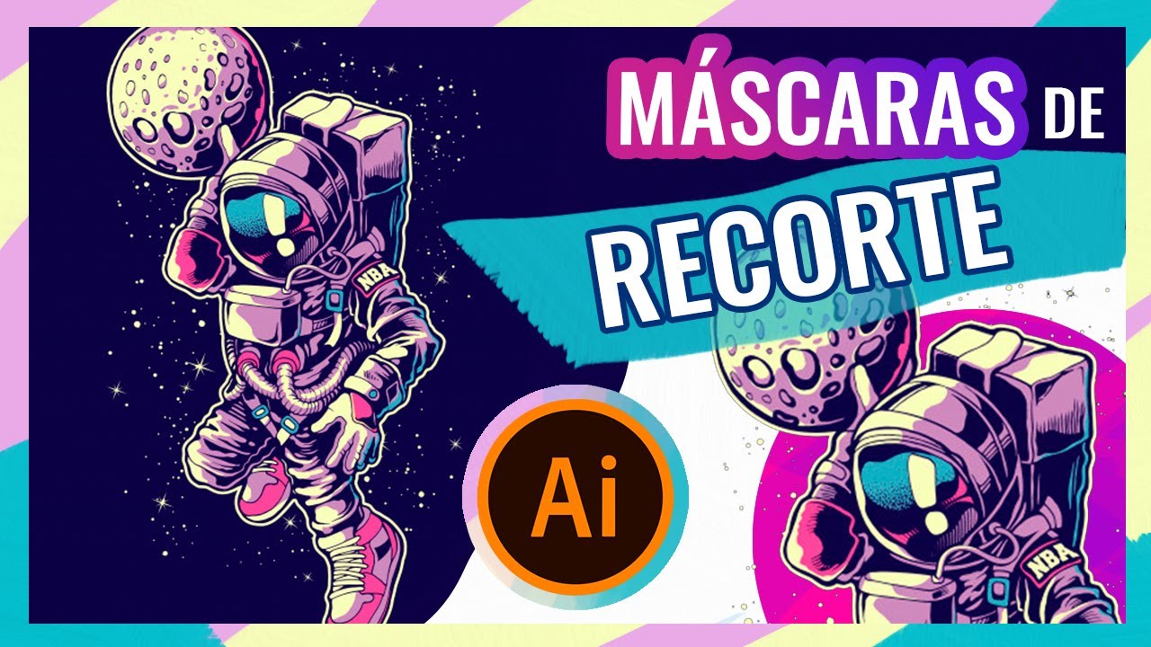 MÁSCARA DE RECORTE Illustrator ✂️ Todo lo que necesitas saber