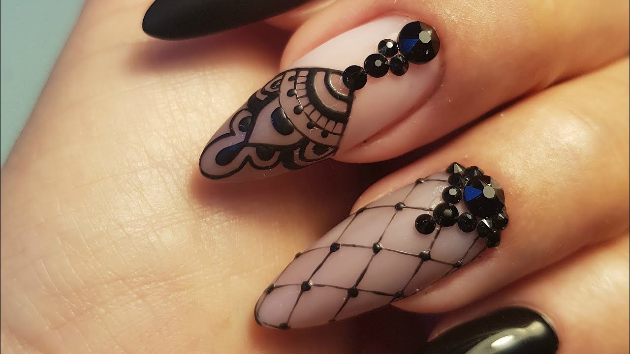 Net nail step-by-step | Alina Hoyo Nail Artist