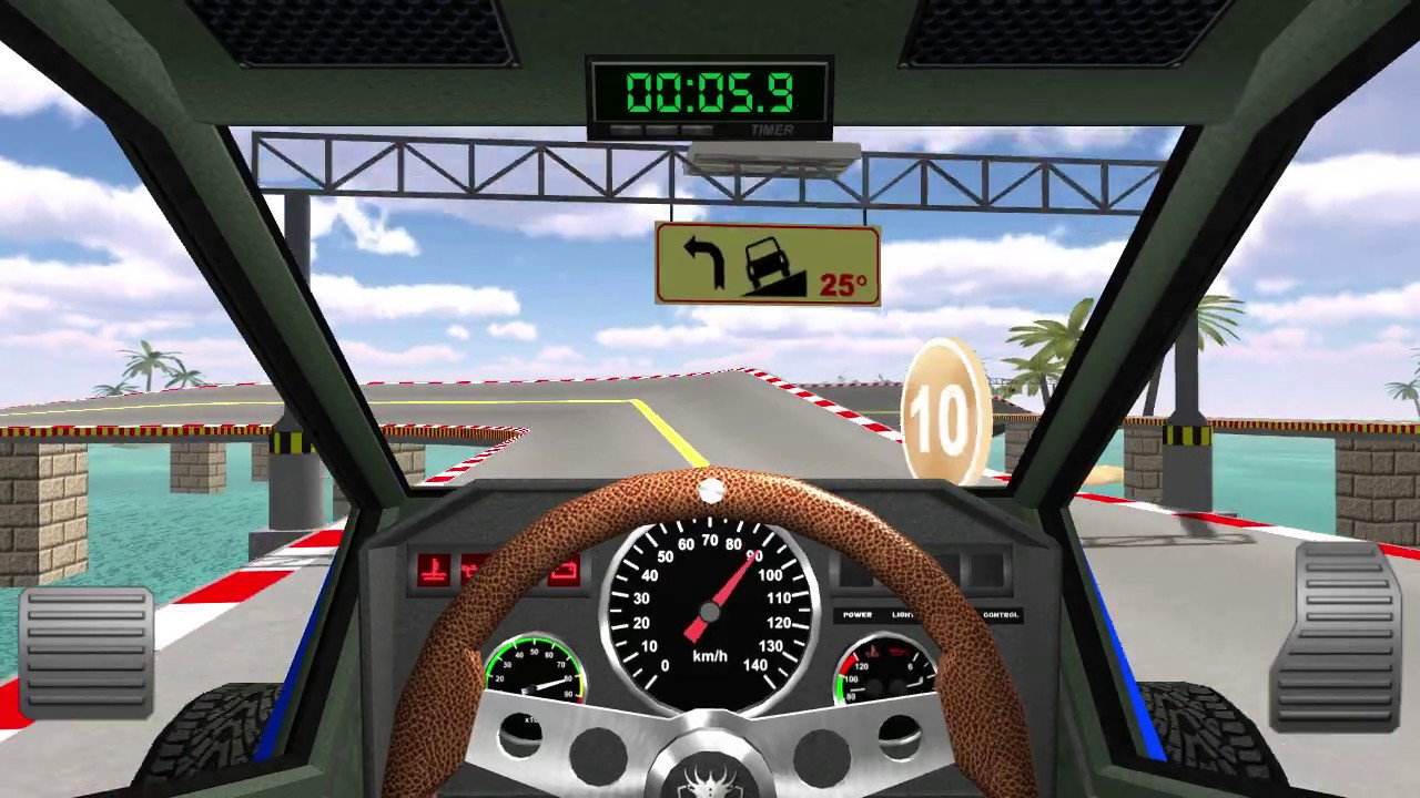 Car Stunt Racing. Track - "ABRUPT BENDS".