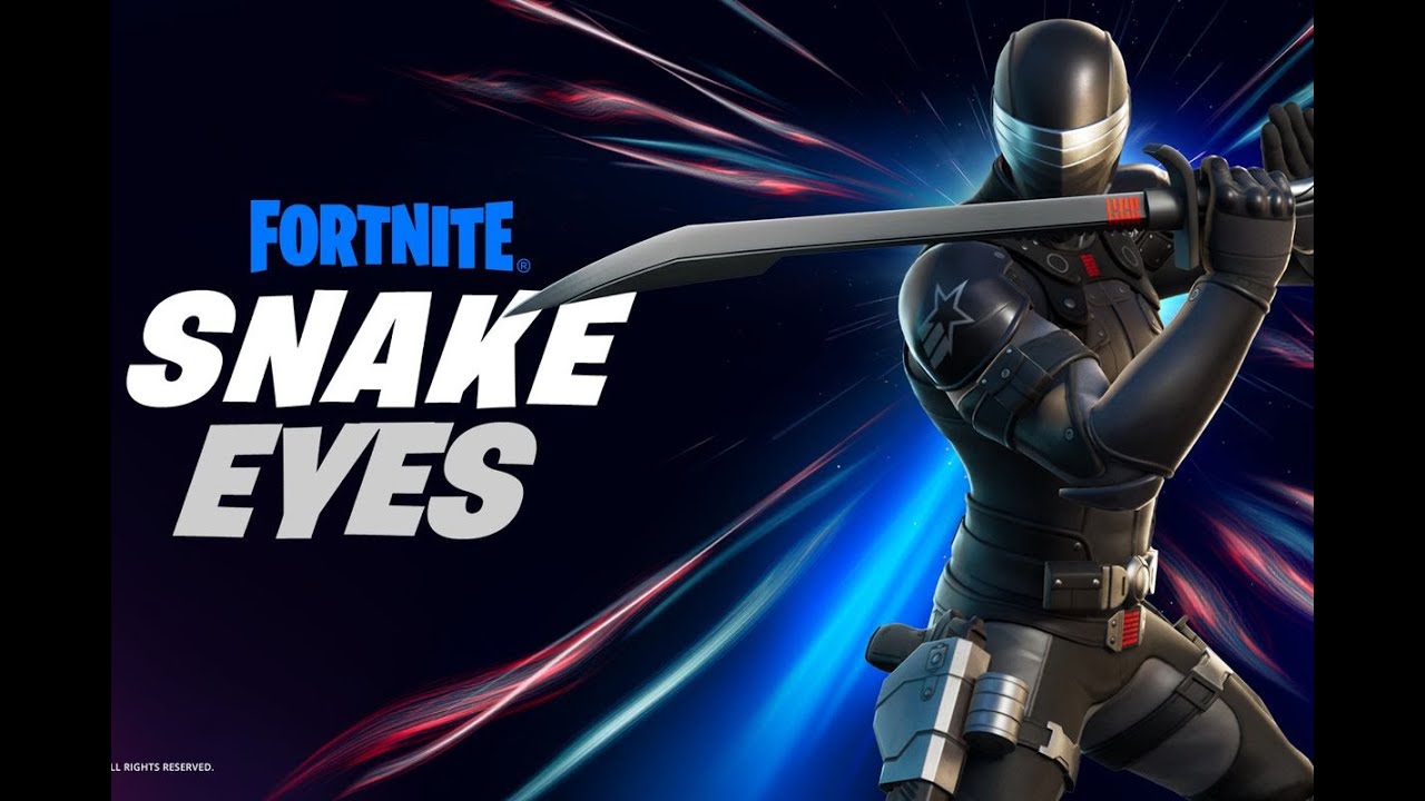 Snake Eyes Skin Gameplay | Fortnite