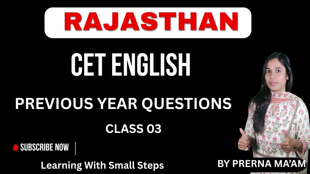 CET & LDC PREPARATION CLASS-03  WITH PREVIOUS YEAR QUESTIONS.
