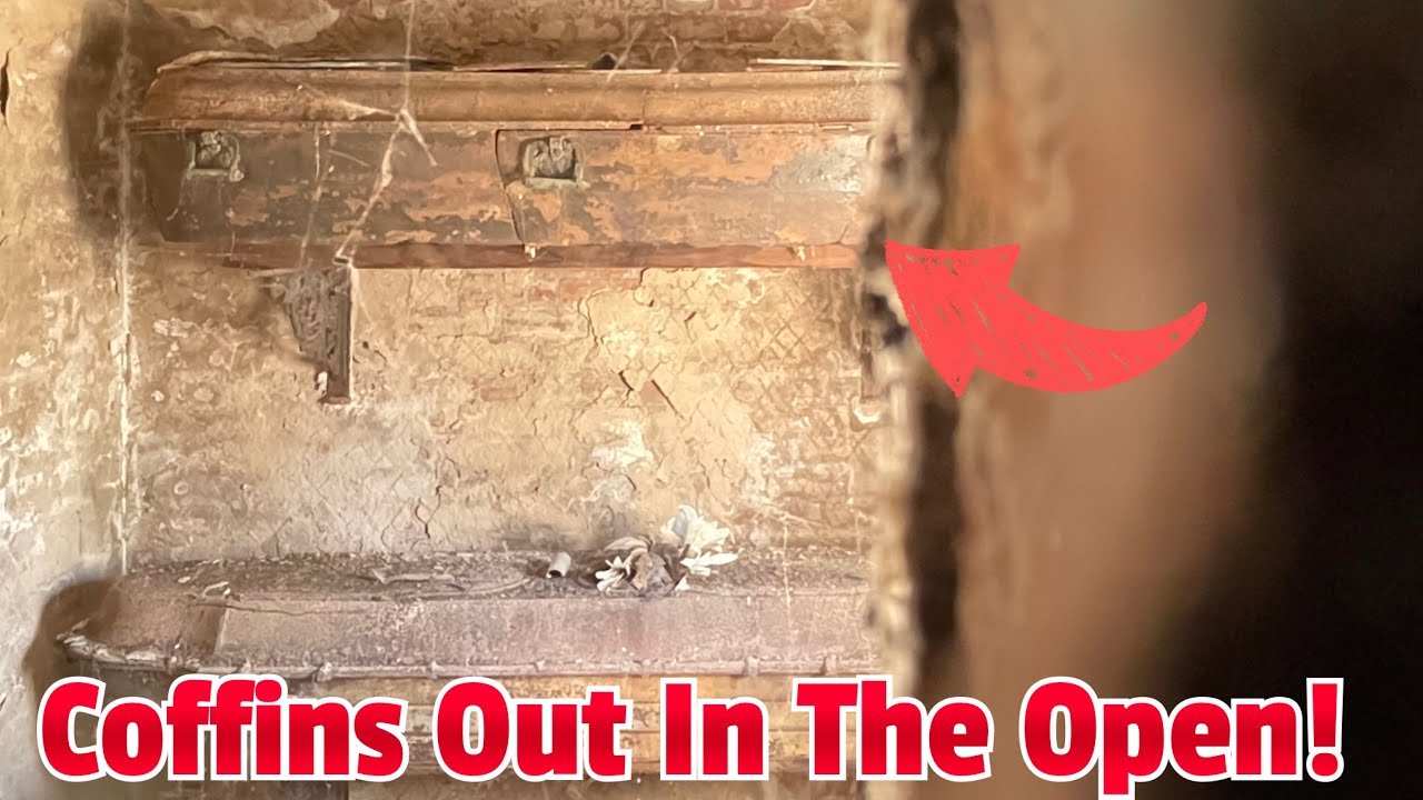 COFFINS OUT In The Open!! - Sacramento City Cemetery.