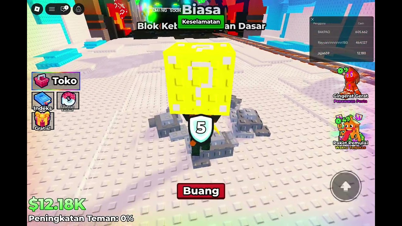 Aku membuat tower (roblox Indonesia)
