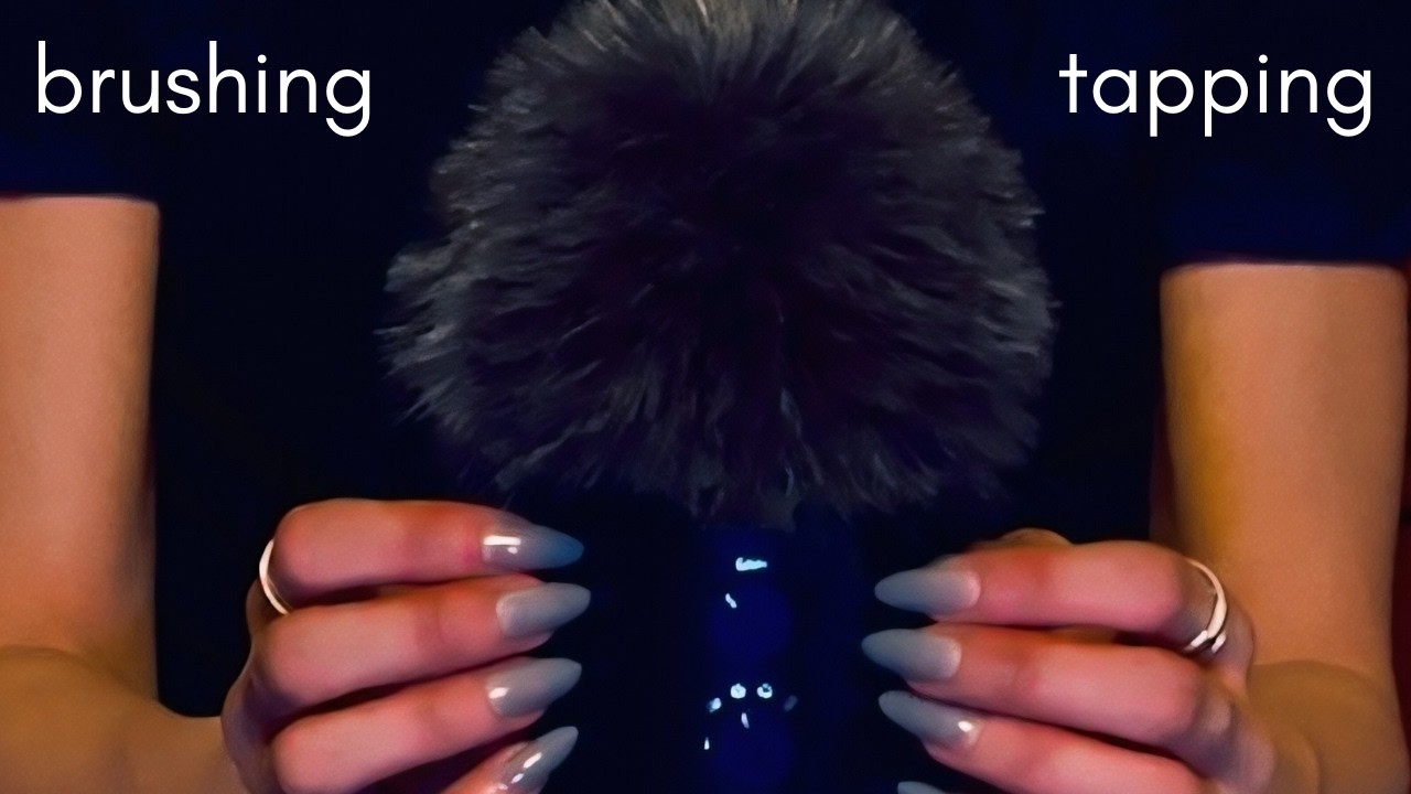ASMR 🎧 Brushing & Tapping the Mic (no talking, no scratching)