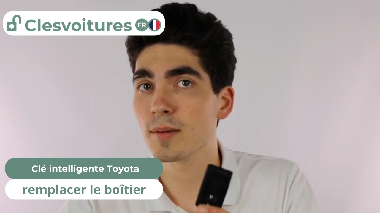 Remplacement du boîtier de la clé intelligente Toyota
