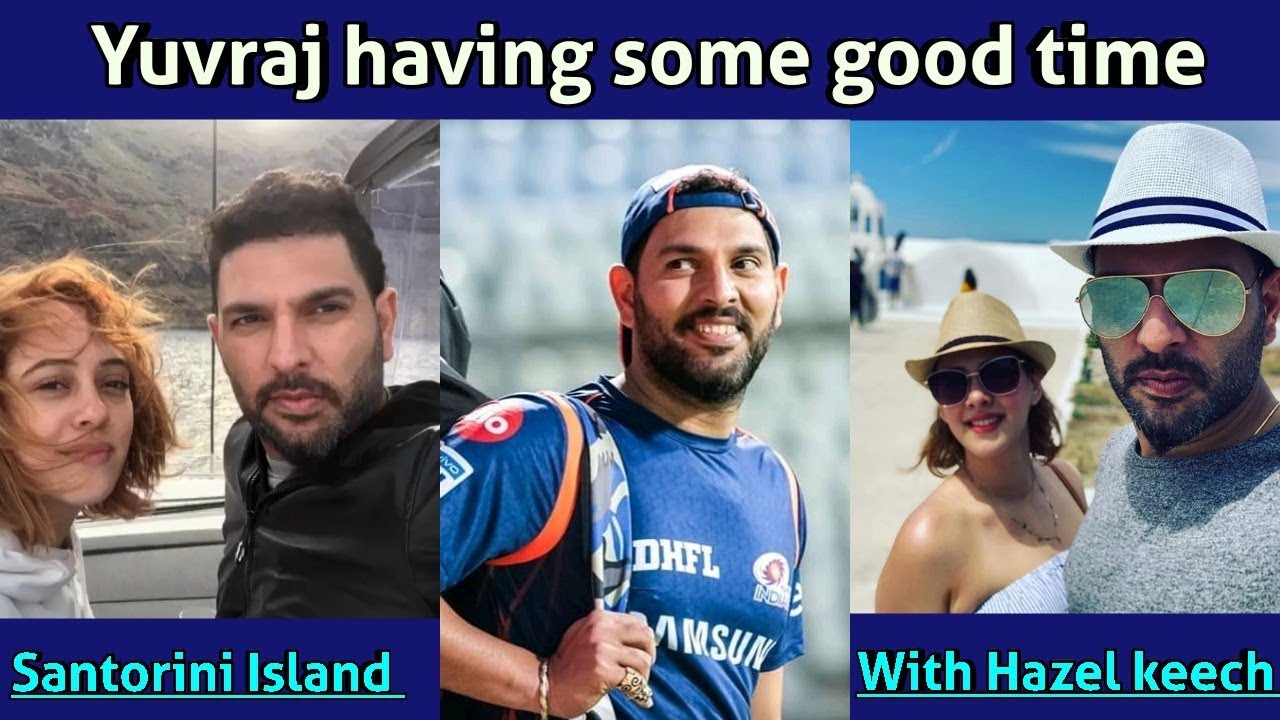 Yuvraj Singh and Hazel keech enjoy exploring Santorini together