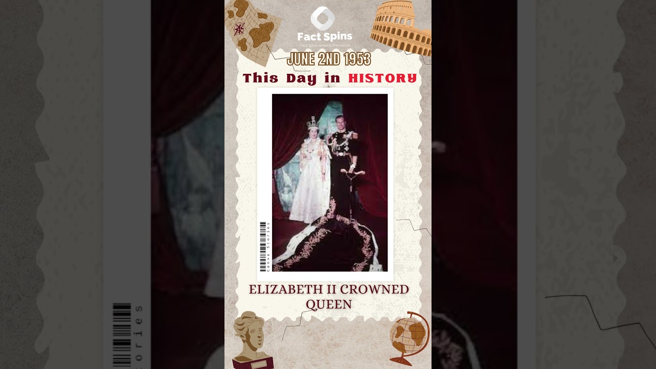 Elizabeth II crowned queen | This Day in History: June 2 |  Queen of the United Kingdom | Facts
