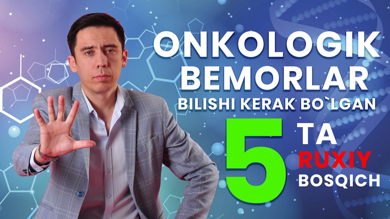 Онкологик бемор ўтиши керак бўлган 5 та рухий босқич❗️